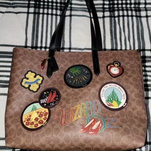 Wizard of Oz Highline Patches Coach Tote - NEW